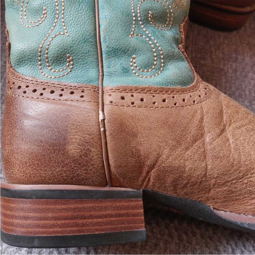 Womens 10B Justin cowboy boots cowgirl - Picture 5 of 5